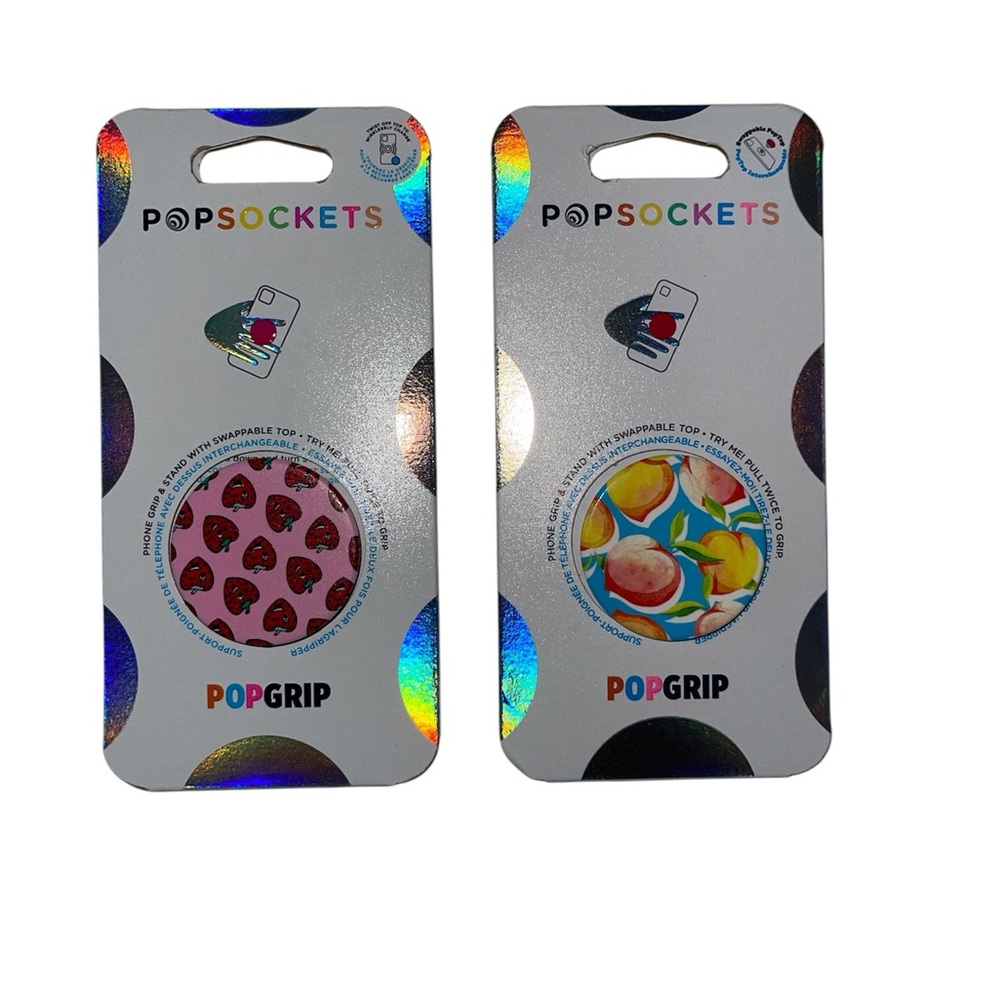 Pop socket Strawberry & Peach
